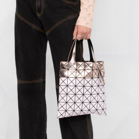 BaoBao Issey Miyake platinum mermaid pink and gold tote bag - Picture 6 of 11